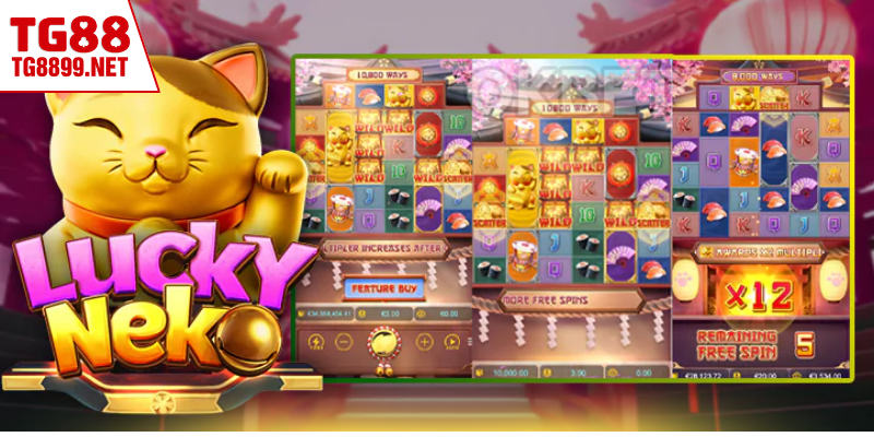 Trải nghiệm cá cược Lucky Neko với nhịp quay liên tục